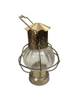 Antique Made In Korea Brass Oil Lamp Vintage Nautical Ship Lantern Boat Light 11