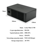 Bitcoins Miner 4 5th s Solo Miner Lv08 Sha-256 Asic Chip Low Noise Lottery Cr   