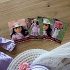 American Girl Doll Samantha s Retired Bridesmaid Dress Hat Bouquet