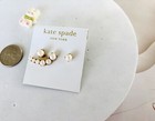 Kate Spade Dainty Sparklers Ear Jacket Stud Earrings - Pearl