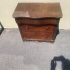 1800s Burl Wood Washstand   End Night Table Victorian Dry Sink Washing Stand 