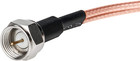 F-type Rg6 Splitter Coax Cable  75ohm Tv Antenna 3 Way Splitter Combiner F Male