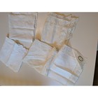 Vintage Handkerchief Lot 12pc White Blue Floral Lace Embroidered Linen Cotton