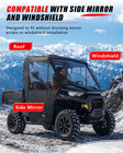 Soft Door Cab Enclosure Roll-up Windows For 16-26 Can-am Defender Hd 5 7 8 9 10