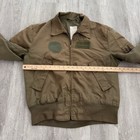 Vintage Military Flyers Jacket Size Large Regular Nsn  8415-00-217-7220 Faded