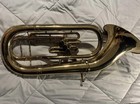 Conn Bb Baritone Horn 3 Piston Valves High Polish Brass Water Key Case