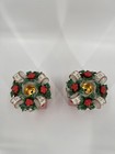  2  Vintage 2001 Gorgeous Ceramic Taper Candle Holders Gift Boxes Holly Berries