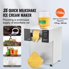 Commercial Snowflake Ice Machine 80-260kg 24h Snow Ice Cream Cone Slushy Maker
