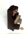 Overstock Sale  Dollhouse Miniature 2 Small Cabinets W  Mahogany Finish  Mh 2983
