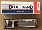 Hohner Bluesband Harmonica Key Of C 10hole Diatonic Stainless Steel Original Box