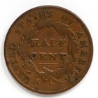 1828 13 Star Classic Head Half Cent