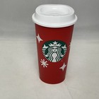Starbucks 2013 Reusable 16oz Holiday Red Cup Limited Edition 25 Years