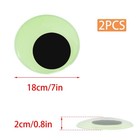 2 Pcs 7 Inch Big Googly Eyes Self Adhesive Luminous Large Wiggly Eyes For Cra   