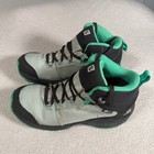 Salomon Outward Cswp Hiking Boots 4 Grey Green Waterproof Kids 412848