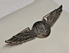 Vintage American Airlines Flight Attendant Stewardess Wings Badge Makers Mark