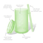 Clear View Silicone Training Cup With Straw Lid   Toddler Sippy Trainer 12mo    