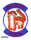 Usaf 36th Fighter Sq-36 Fs- F-16- Wild Weasel- Ygbsm-osan Afb-original Vel Patch