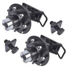 8 X 6 5 Lug 8000lb Superior Shipping Container Wheels  Bolt-on Spindle Kit New