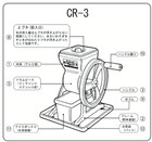 Ikenaga Swan Manual Drive Ice Crusher Shaver Machine Cr-3 Kakigori Japan