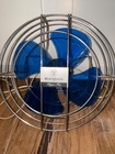 Westinghouse Mcm Vintage Art Deco Design Working Blue Blades Electric Fan Mod