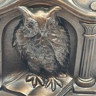 Vintage Cast Metal Owl On Books Doorstop  Bookend  Library Decor  Pattern 506
