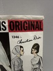 Vintage Vogue Paris Original 1346 Christian Dior Bridal Wedding Dress Veil Sz 12