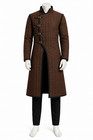 Medieval Brown Gambeson Padded Coat Larp Reenactment Armor Jacket Costume