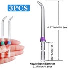 Tips And Heads For Waterpik Water Flosser 3 Classic Jet Tips Replacement