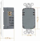 10 Pack 3 1 A Usb Charger Wall Outlet Dual High Speed Receptacle 15-amp  White