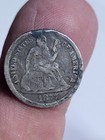Silver Love Token Coin Seated Liberty Dime 1877