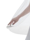 1t 1 Tier Magnificent Floral Crystal Beading Veil Forbridal Shower Wedding Party