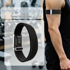 Vanest Arm Bicep Band Compatible With Whoop 5 0 One peak Fitness Life Black 