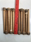 Wood Bobbins Spools Wooden Industrial Style Spindles 8 75  Wooden Quills Lot-10 