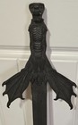 Dragon Gargoyle Black Metal Sword 37 5  Fantasy Costume Cosplay