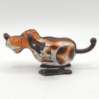 Vintage Mikuni Tin Litho Wind Up Hound Dog Mechanical Toy Japan Works