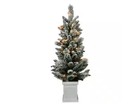 Astella 4ft Pre-lit Flocked Artificial Christmas Tree  50-lights