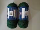 Bernat Super Value Yarn  Deep Sea Green  New  Estate Lot  Set Of 2