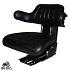 Black Tractor Suspension Seat Fits Ford   New Holland 600 601 800 801 860