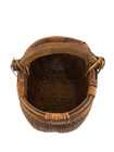 Early 19th Century Chinese Woven Willow Basket With Handle 16 25 