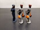 Vtg Black Americana Lot Of 3 Cast Iron Toy Porters  613 Whisk Broom Lead Figure