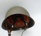 Large L Swiss Army Military Surplus M71 Combat Helmet Liner   Chinstrap Vintage