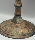 Vintage Brass Candelabra 3 Arm 16 x18  Heavy Candle Holder Bronze India Engraved