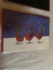 Papyrus Lot Of 6 Christmas Holiday Cards  Sparkle Embellished Pretty 3d Stones 