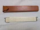 Vintage Keuffel   Esser K e N4080-3s Log Log Duplex Trig Slide Rule Leather Case