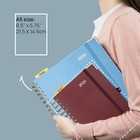 Poprun 2026 Daily Planner One Page A Day -  8 5  X 5 75  Wire-bound Hard Cove   