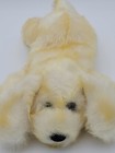 Dan Dee Collector s Choice Laying Yellow   White Plush Puppy Dog Stuffed Animal 