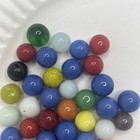 Vintage Bright Color Glass Marbles Lot Of 50 Peewee Size Jj Some Imperfections