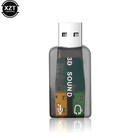 Usb 2 0 Sound Card External 5 1 Channel 3d Mic Speaker Virtual Audio Pc Adapter