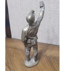 Vintage 2002 Coal Miner Figurine Statue Mining Memorabilia Safety Sentinel 9 In 