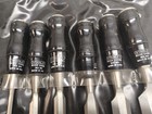 6 Stanley Black Handle No  60 Chisels In Tool Roll   1 4  - 1 1 2 